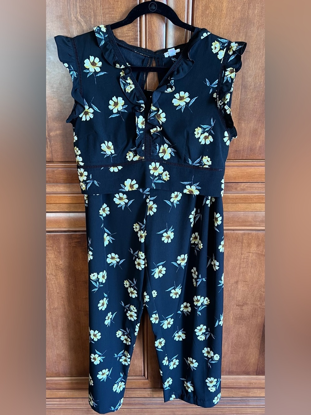 2 piece floral top/pant set